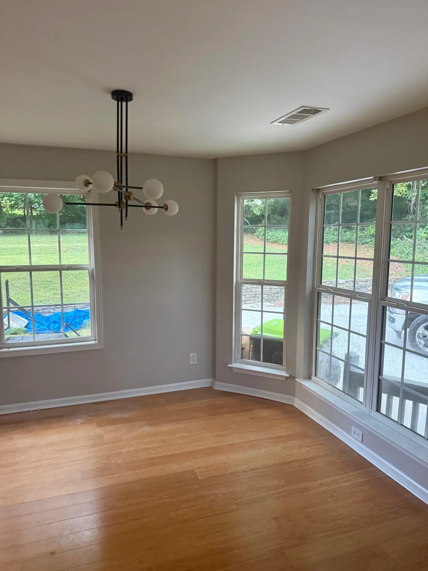 Exterior house painting work